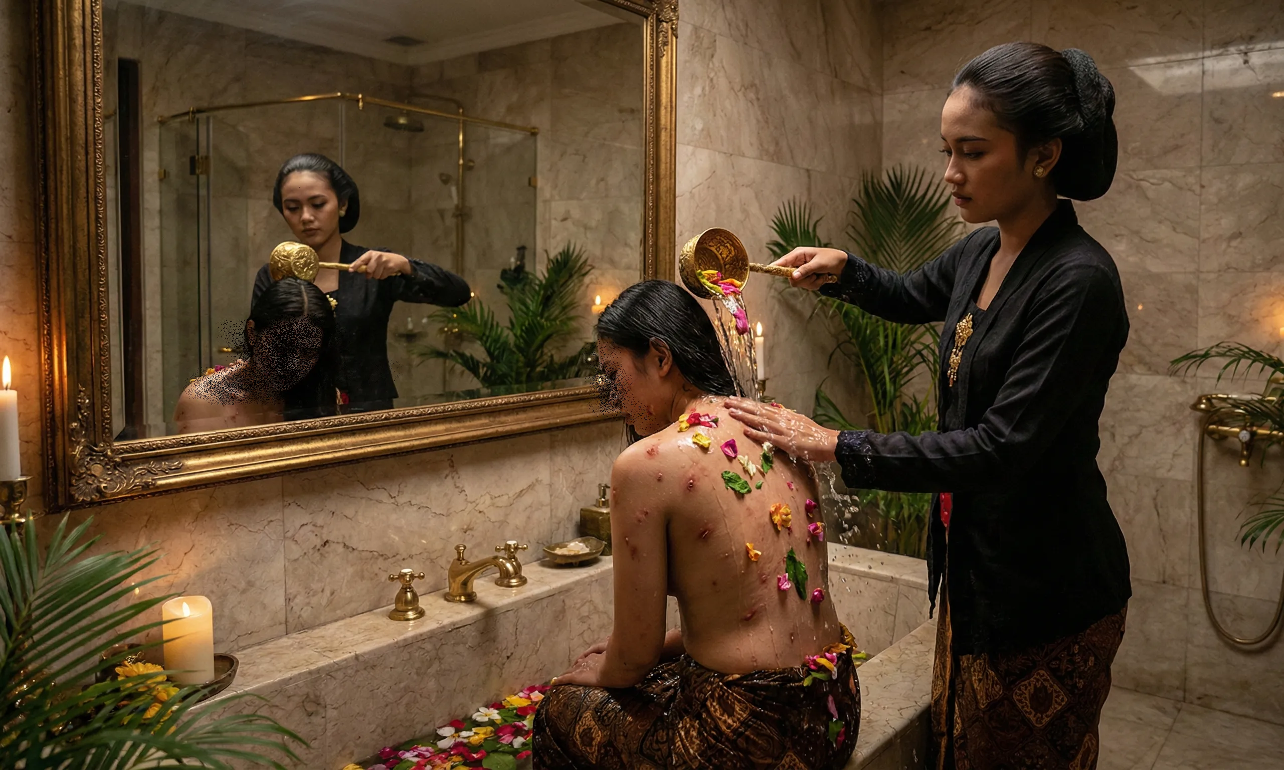 Prosesi memandikan yang menyakitkan