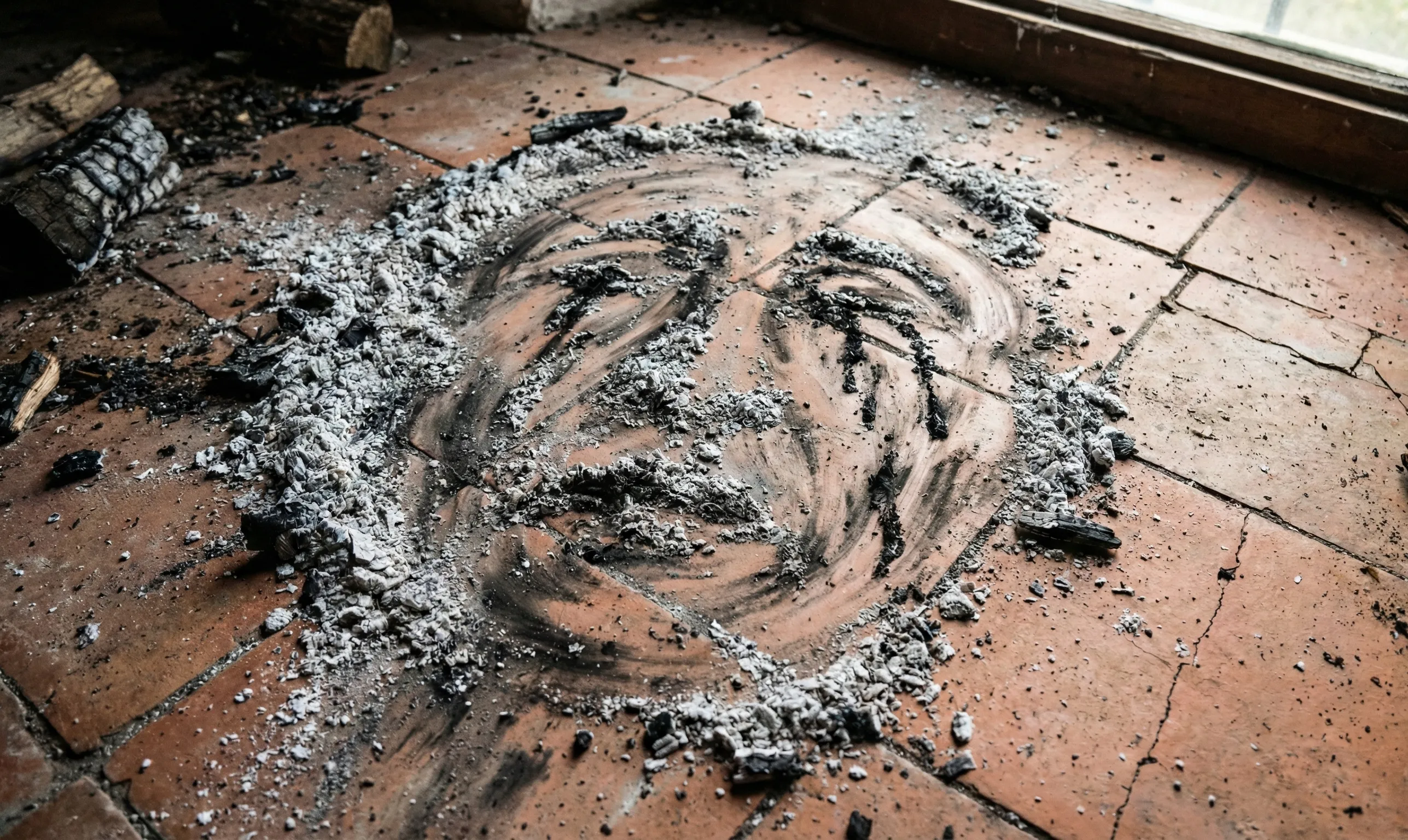 Sisa pembakaran jimat yang mengakhiri teror Pocong Nyi Laras